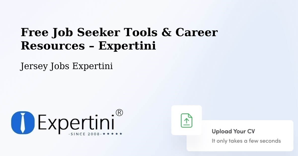 Free Job Seeker Tools & Career Resources – Jersey - Jersey Jobs Expertini