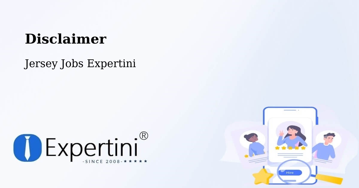 Disclaimer – Jersey - Jersey Jobs Expertini