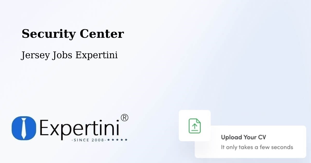 Security Center - Jersey Jobs Expertini